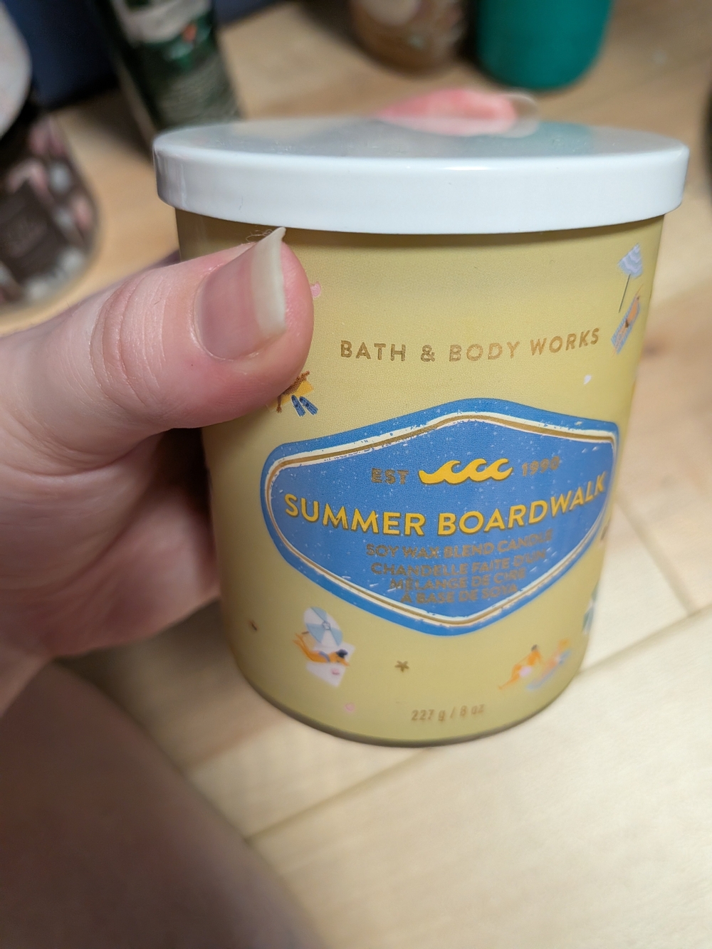 Summer Boardwalk Candle BNBW